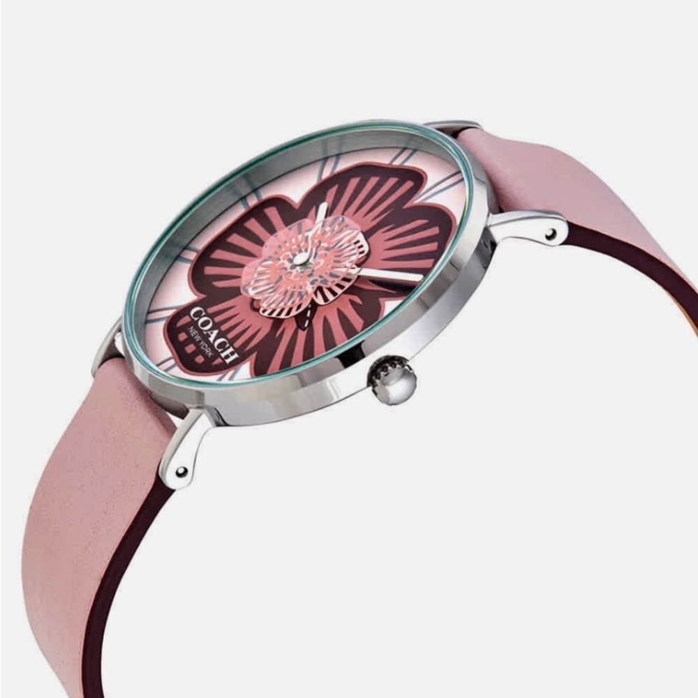 NWT Coach Perry Leather Watch